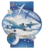 Закладка магнитная "Самолёт" (D-495)