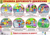 Плакат Демонстрационный "Правила дорожного движения"