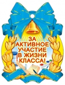 Медаль За активное участие в жизни класса! (М-7131)