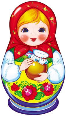 Плакат вырубной Матрёшка (Ф-7340)