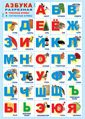 Плакат Азбука (ПЛ-6096)