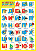 Плакат Азбука разрезная (ПЛ-6078)
