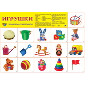 Плакат демонстрационный Игрушки