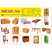 Плакат демонстрационный Мебель