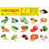 Плакат демонстрационный Овощи